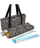 Open Box! Linda Li American Soft Mahjong - Ivory Tiles - Black Paisley - $134.81 CAD