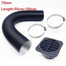 90mm/75mm/60mm/42mm  Heater Duct Hose Pipe Air Duct Air Vent Outlet Hose Clip Fo - £88.63 GBP