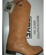 Frye MELISSA BUTTON Cowboy Western Leather Boots #77162 Tan Tan 11M M Wo... - $290.00