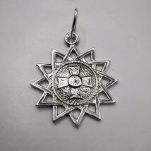 Vintage pendant "Star of Erzgamma" made of 925 silver,handmade, 3,36g - $90.00