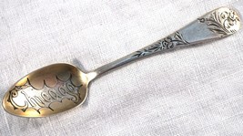 Ornate Sterling Silver Souvenir Spoon Chicago by R. Wallace &amp; Sons Mfg - £20.77 GBP