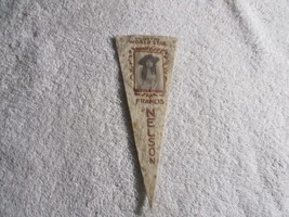 Antique 1915 Francis Nelson Wool Photo picture Pennant original 7.5&#39;&#39; lo... - £78.94 GBP