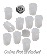 Silver Round Medallion Square Coin Tubes by Guardhouse, 39mm, 10 pack - $17.63 CAD