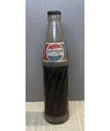 Vintage Foreign  Pepsi Cola Soda 10oz *FULL* Unopened Clear Glass Bottle - £25.93 GBP