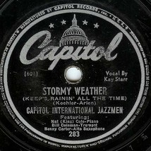 Capitol 78 #283 - Capitol International Jazzmen - &quot;Stormy Weather&quot; - Kay Starr - £3.94 GBP