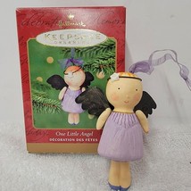 2001 ONE LITTLE ANGEL Hallmark Keepsake Christmas Ornament ARMS MOVE, ME... - $7.71