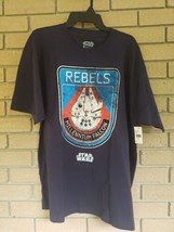 Star Wars Millennium Falcon - Rebels Black T-Shirt Size: XL - £11.57 GBP