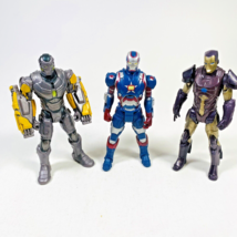 Iron Man 3 Assemblers Lot: Patriot Striker MK XV Armor Marvel 3.75” Hasbro -2012 - $13.98