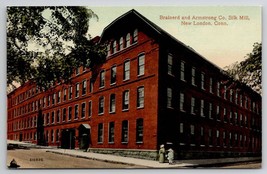 New London CT Brainerd And Armstrong Ci Silk Mill Connecticut Postcard O22 - £9.72 GBP