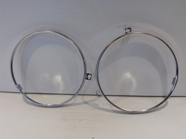 1967 68 69 Plymouth Barracuda Headlight Retaining Rings OEM  - £69.57 GBP