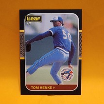 1987 Leaf Canadian #73 Tom Henke Toronto Blue Jays Baseball Card - £1.07 GBP