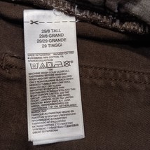 Gap Icon Skirt Maxi Womens Brown Denim Split Front Boho Retro Preppy Size 8 Tall image 4