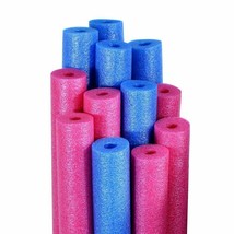 Water Noodles Swimming Pool Foam Noodle Float 6 Blue + 6 Pink - 12 Pack - £11.84 GBP