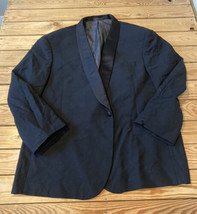 Calvin Klein Men’s Button Front Suit jacket size 50 Short Black C1 - £22.89 GBP