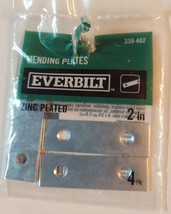 Everbilt 2&quot; Mending Plates 15299 (4 pieces) NEW - $4.95