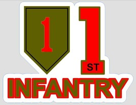 US Army 1st Infantry Division Sticker (Select your Size) - £1.92 GBP+