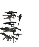 Toy Action Figure Guns, for GI Joe, Possibly Star Wars, etc. Plastic Lot... - $46.38 CAD