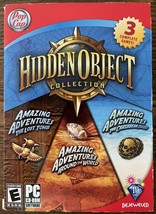 Hidden Object Amazing Adventures 3 Game Collection Combo Pop Cap PC Game VG - £9.48 GBP