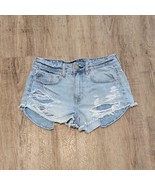 American Eagle Distressed Cut off Short Shorts ~ Sz 4 ~ Mid Rise ~ 2&quot; In... - £17.64 GBP