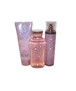 Bath &amp; Body Works Pink Suede Shower Gel, Body Cream, Fragrance Mist 3 Pi... - £35.16 GBP