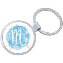 Watercolor Scorpio Keychain - Includes 1.25 Inch Loop for Keys or Backpack - £8.47 GBP