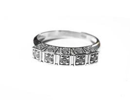 Silber Moissanit Ring Knöchelschutz Moissanit Ring 925 Massiv - £36.91 GBP
