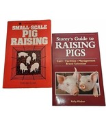 Small-Scale Pig Raising Book Lot Animal Husbandry Care Breeding Storeys ... - $282.09 MXN