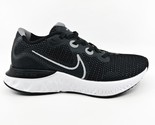 Nike Renew Run Black Metallic Silver White Women Athletic Sneaker CK6360... - $64.95