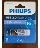 NEW Philips Vivid Edition 16 GB High Speed USB 2.0 Flash Drive Shadow Grey - £8.04 GBP