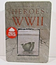 NEW 2007 Heroes Of WWII 5 DVD Collector&#39;s Edition Tin Box with actual audio   - £18.35 GBP