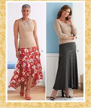 Butterick Sewing Pattern 6818 10957 Hi Low Flared Skirt Size 6-14 - £7.16 GBP