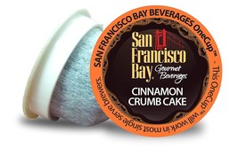 San Francisco Bay OneCup Cinnamon Crumb Cake Coffee 80 to 320 Keurig K cup - $64.88+