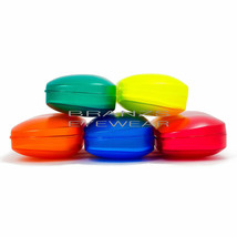 Eyeglasses Glasses Case Red Blue Green Yellow Orange Plastic Case Box Protector - $8.95