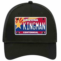 Arizona Centennial Kingman Novelty Black Mesh License Plate Hat - £22.66 GBP
