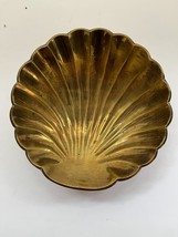 Solid Brass Sea Shell Candy Dish - $23.28