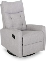 Christopher Knight Home Ishtar Glider Swivel Push Back Nursery Recliner,, Black - £266.97 GBP