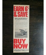 Vintage 1969 Massey-Ferguson MF Combine Corn Head Original Ad - £5.21 GBP