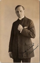 RPPC Handsome Priest Nice Eyes  Real Photo c1910 Postcard V2 - £12.61 GBP