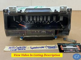 OEM 75 Cadillac Deville DASH INSTRUMENT CLUSTER SPEEDOMETER WITH CIRCUIT... - $222.74