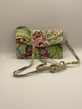 Vera Bradley Women&#39;s Multicolor Paisley Detachable Strap Clutch Purse  - $9.48