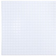 Dundee Deco GRAZPG7112 White Faux Mosaic PVC 3D Wall Panel, 3.1 ft X 1.6 ft (96c - $9.79+