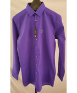 NWT J Ferrar Purple Long Sleeve Dress Shirt Mens Size 17 36 37 - $21.77