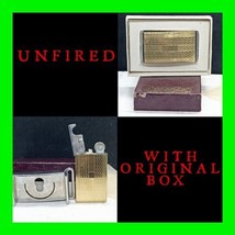Unfired Vintage Hidden Belt Buckle Petrol Lighter w/ Original Box EXTREM... - £85.65 GBP