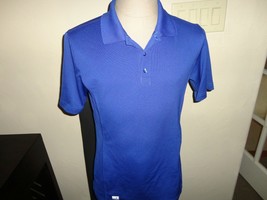Fila Blue Polyester Polo GOLF Shirt  Adult S Excellent Condition - £21.79 GBP