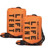 Go Time Gear Survival Life Tent • 2 Person Mylar Emergency Shelter Tube ... - $44.97