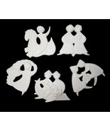 5 Haviland Limoges Porcelain NOEL Christmas Ornaments 1972 1974 1977 197... - $1,561.57 MXN