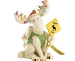 Lenox 2012 Marcel Moose Figurine Ornament Annual Merry School Crossing S... - $85.00