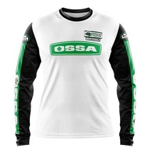 OSSA motocross enduro MTB downhill cycling  jersey white-black long slee... - £27.54 GBP