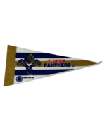 Vtg NHL Hockey Mini Pennant Florida Panthers 9&quot;x4” Felt Banner Flag Rare - $270.65 MXN