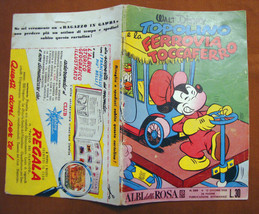 1958 Walt Disney Albi della Rosa n 205 Mickey &amp; the Railroad Iron Touch 12 10... - £10.24 GBP